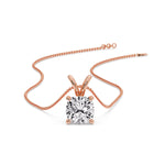 Load image into Gallery viewer, Cushion Cut Solitaire Pendant
