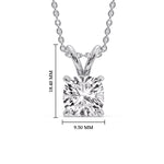 Load image into Gallery viewer, Cushion Cut Solitaire Pendant
