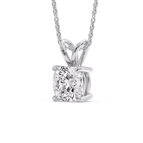 Cushion Cut Solitaire Pendant