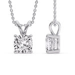 Load image into Gallery viewer, Cushion Cut Solitaire Pendant
