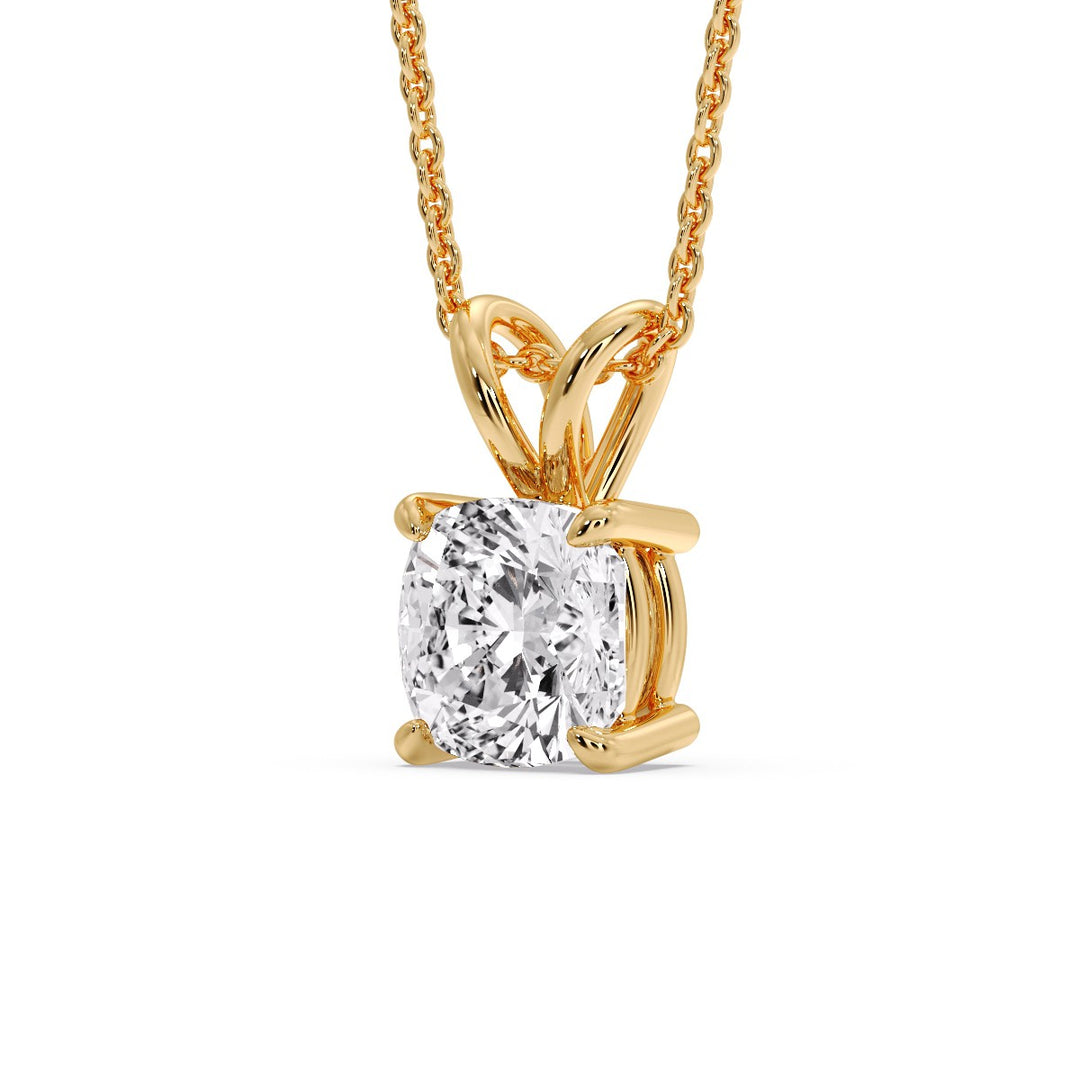 Cushion Cut Solitaire Pendant