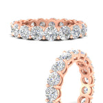 Load image into Gallery viewer, 5-carat-diamond-eternity-band-ring-in-rose-gold-FD11249-ROBANGLE3-5.00CT-NL-RG
