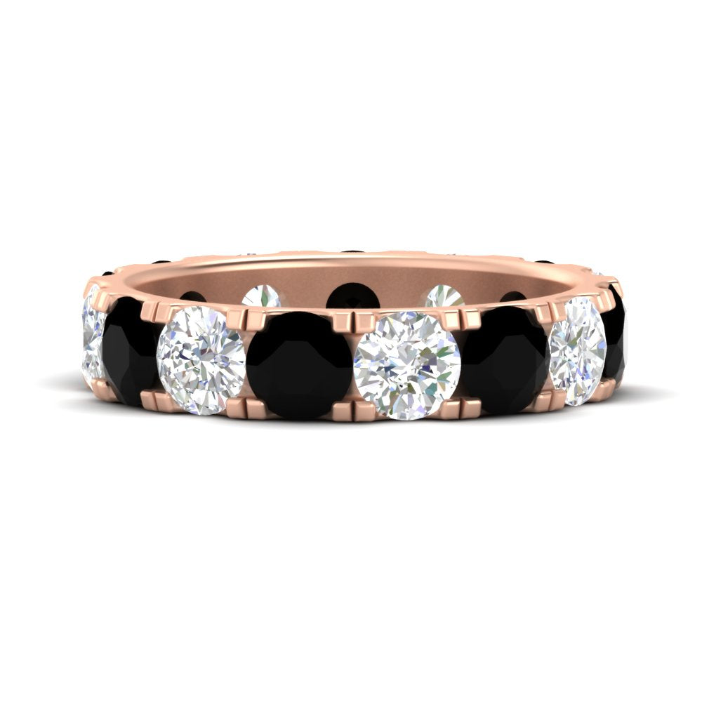 5 Carat Double Prong Eternity Wedding Band Diamond