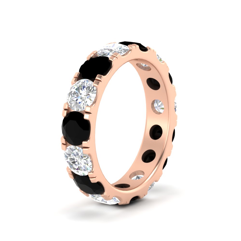 5 Carat Double Prong Eternity Wedding Band Diamond