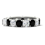 Load image into Gallery viewer, 5 Carat Double Prong Eternity Wedding Band Diamond
