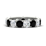 Load image into Gallery viewer, 5 Carat Double Prong Eternity Wedding Band Diamond
