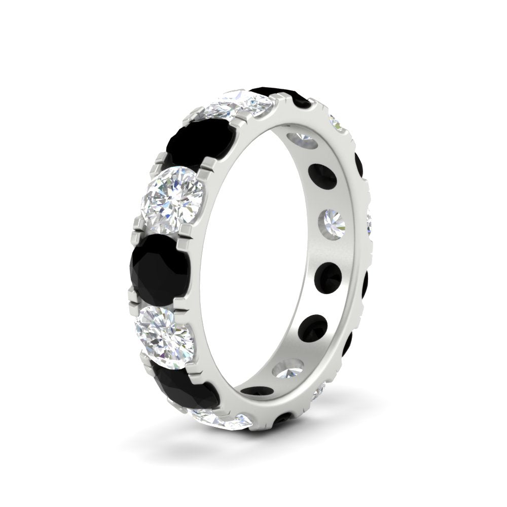 5 Carat Double Prong Eternity Wedding Band Diamond