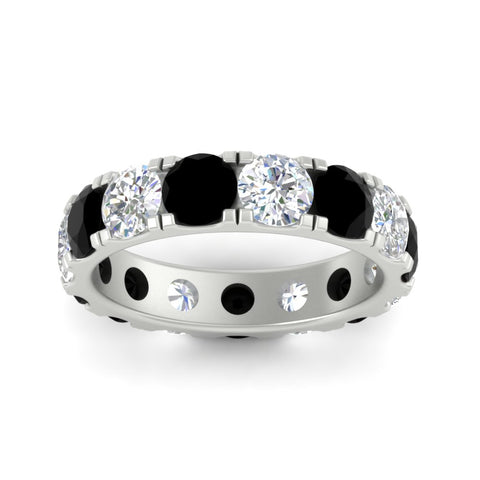 5-carat-double-prong-eternity-diamond-and-black-diamond-wedding-band-in-white-gold-FDEWB8371GBLACKANGLE5-5.00CT-NL-WG