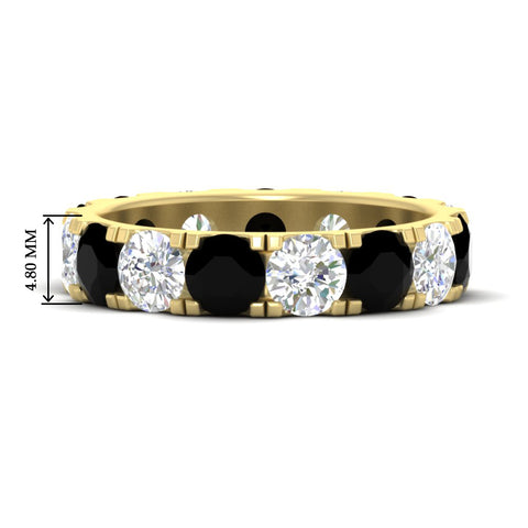 5-carat-double-prong-eternity-diamond-and-black-diamond-wedding-band-in-yellow-gold-FDEWB8371GBLACK-5.00CT-NL-YG-HW