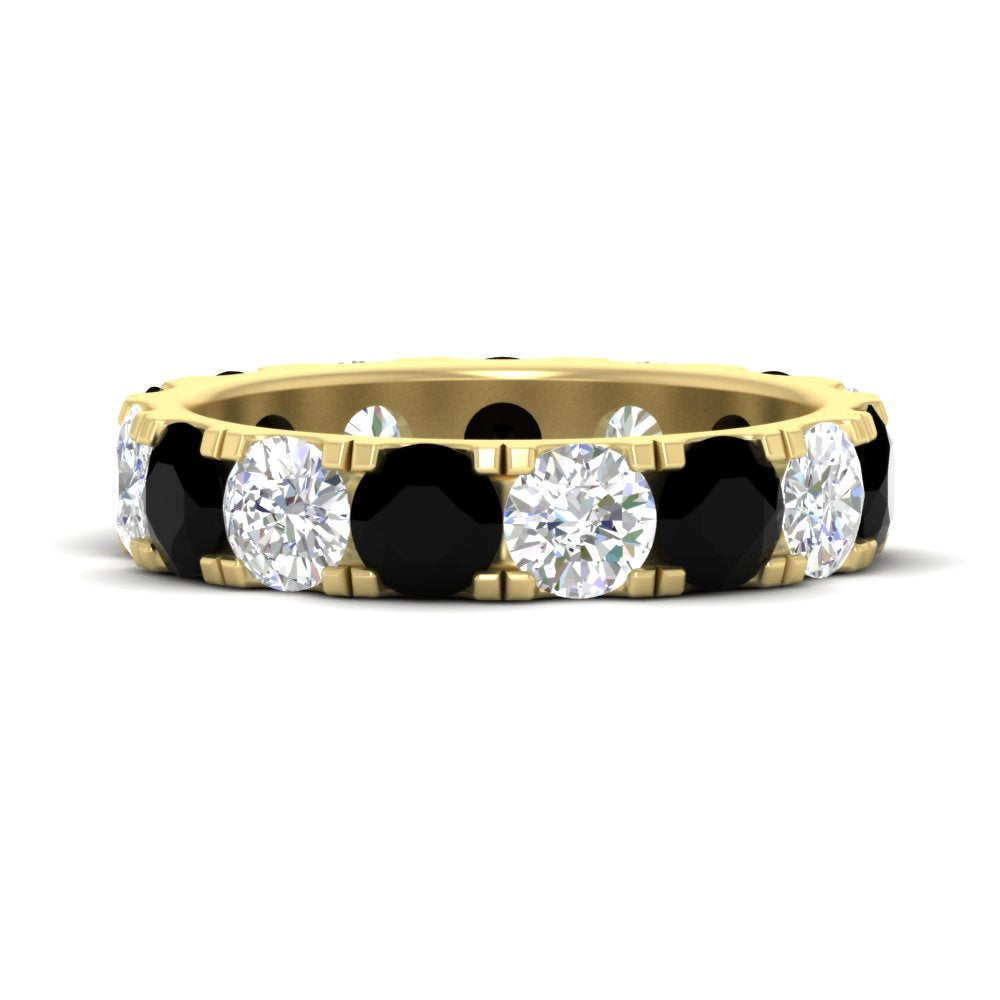 5 Carat Double Prong Eternity Wedding Band Diamond