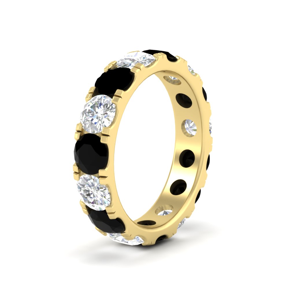 5 Carat Double Prong Eternity Wedding Band Diamond