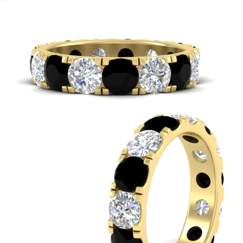 5-carat-double-prong-eternity-diamond-and-black-diamond-wedding-band-in-yellow-gold-FDEWB8371GBLACKANGLE3-5.00CT-NL-YG