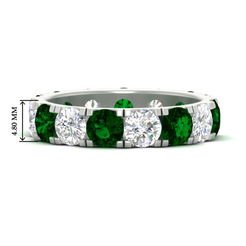5-carat-double-prong-eternity-diamond-and-emerald-wedding-band-in-white-gold-FDEWB8371GEMGR-5.00CT-NL-WG-HW