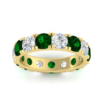 Load image into Gallery viewer, 5 Carat Double Prong Eternity Wedding Band Diamond
