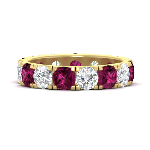 5-carat-double-prong-eternity-diamond-and-pink-sapphire-wedding-band-in-yellow-gold-FDEWB8371GSADRPI-5.00CT-NL-YG