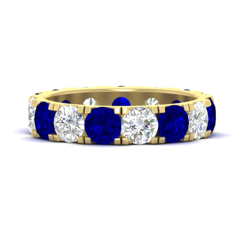 5-carat-double-prong-eternity-diamond-and-sapphire-wedding-band-in-yellow-gold-FDEWB8371GSABL-5.00CT-NL-YG