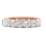 Load image into Gallery viewer, 5 Carat Double Prong Eternity Wedding Band Diamond
