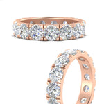 Load image into Gallery viewer, 5 Carat Double Prong Eternity Wedding Band Diamond
