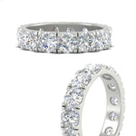 Load image into Gallery viewer, 5 Carat Double Prong Eternity Wedding Band Diamond
