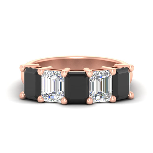 5-carat-emerald-cut-5-stone-black-diamond-wedding-band-in-rose-gold-fdwb8008emblacksleep-5.00ct-nl-rg
