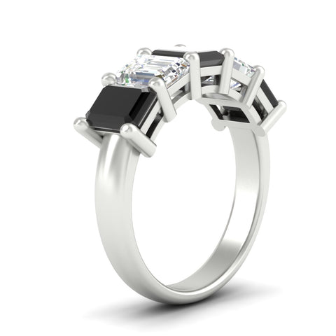 5-carat-emerald-cut-5-stone-black-diamond-wedding-band-in-white-gold-fdwb8008emblackangle2-5.00ct-nl-wg