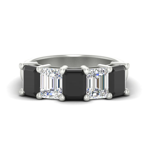 5-carat-emerald-cut-5-stone-black-diamond-wedding-band-in-white-gold-fdwb8008emblacksleep-5.00ct-nl-wg