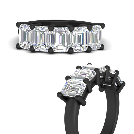 5-carat-emerald-cut-5-stone-diamond-wedding-band-in-black-gold-fdwb8008emangle3-5.00ct-nl-bg