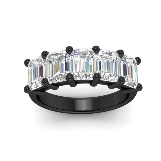 5-carat-emerald-cut-5-stone-diamond-wedding-band-in-black-gold-fdwb8008emangle5-5.00ct-nl-bg