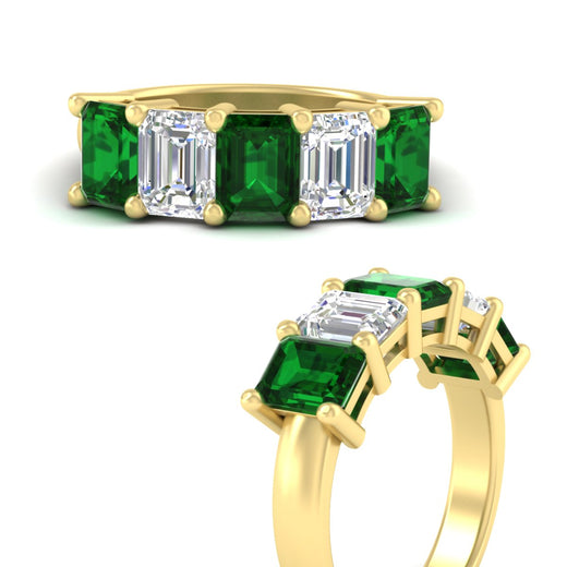 5-carat-emerald-cut-5-stone-emerald-wedding-band-in-yellow-gold-fdwb8008emgemgrangle3-5.00ct-nl-yg