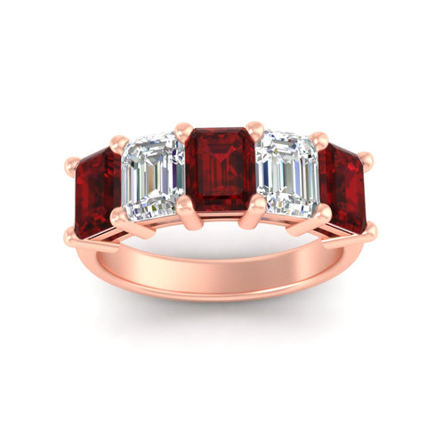 5-carat-emerald-cut-5-stone-ruby-wedding-band-in-rose-gold-fdwb8008emgrudrangle5-5.00ct-nl-rg