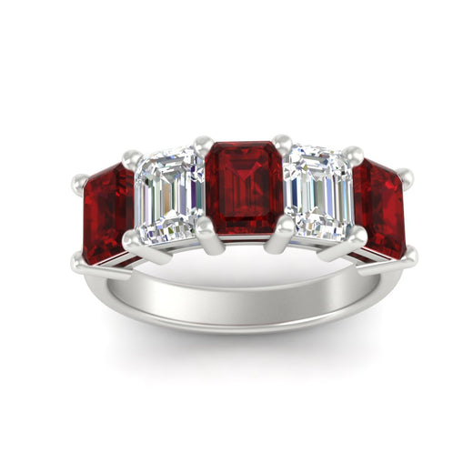 5-carat-emerald-cut-5-stone-ruby-wedding-band-in-white-gold-fdwb8008emgrudrangle5-5.00ct-nl-wg