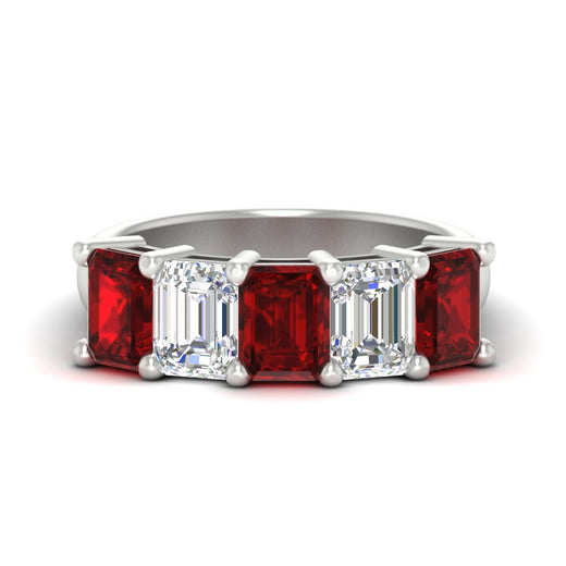 5-carat-emerald-cut-5-stone-ruby-wedding-band-in-white-gold-fdwb8008emgrudrsleep-5.00ct-nl-wg