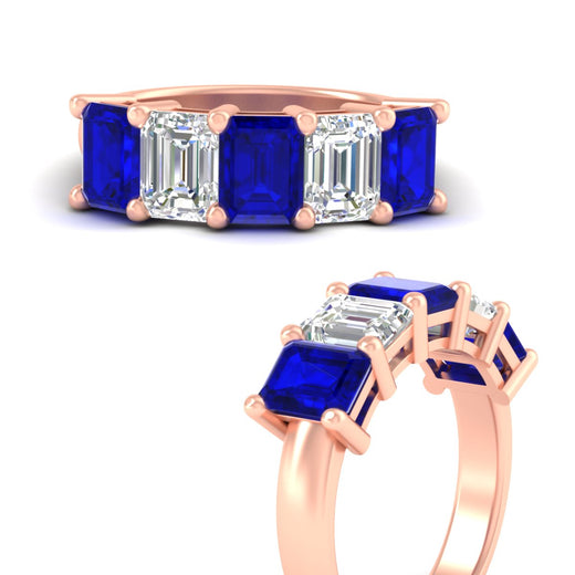 5-carat-emerald-cut-5-stone-sapphire-wedding-band-in-rose-gold-fdwb8008emgsablangle3-5.00ct-nl-rg