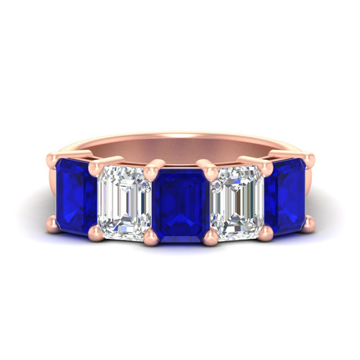 5-carat-emerald-cut-5-stone-sapphire-wedding-band-in-rose-gold-fdwb8008emgsablsleep-5.00ct-nl-rg