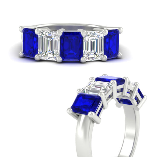 5-carat-emerald-cut-5-stone-sapphire-wedding-band-in-white-gold-fdwb8008emgsablangle3-5.00ct-nl-wg