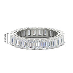 Load image into Gallery viewer, 5-carat-emerald-cut-diamond-anniversary-wedding-ring-in-white-gold-FDEWB9293EM-5.00CT-NL-WG
