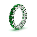 Load image into Gallery viewer, 5-carat-emerald-eternity-band-ring-in-white-gold-FD11249ROBGEMGRANGLE2-5.00CT-NL-WG
