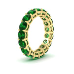 Load image into Gallery viewer, 5-carat-emerald-eternity-band-ring-in-yellow-gold-FD11249ROBGEMGRANGLE2-5.00CT-NL-YG
