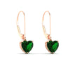 Load image into Gallery viewer, 5-carat-emerald-heart-shape-stud-dangle-earrings-in-rose-gold-fdear11236htgemgrangle3-5.00ct-nl-rg.jpg?v=1768537324