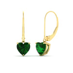 Load image into Gallery viewer, 5-carat-emerald-heart-shape-stud-dangle-earrings-in-yellow-gold-fdear11236htgemgrangle1-5.00ct-nl-yg.jpg?v=1768537324