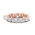 Load image into Gallery viewer, 5 Carat Eternity Tear Drop Wedding Band
