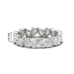 Load image into Gallery viewer, 5 Carat Eternity Tear Drop Wedding Band
