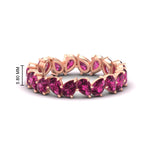 Load image into Gallery viewer, 5 Carat Eternity Tear Drop Wedding Band
