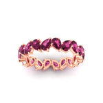 Load image into Gallery viewer, 5 Carat Eternity Tear Drop Wedding Band
