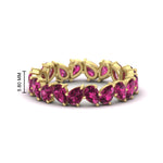 Load image into Gallery viewer, 5 Carat Eternity Tear Drop Wedding Band
