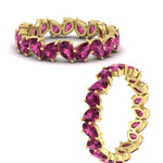 Load image into Gallery viewer, 5 Carat Eternity Tear Drop Wedding Band
