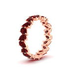 Load image into Gallery viewer, 5 Carat Eternity Tear Drop Wedding Band
