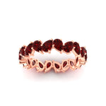 Load image into Gallery viewer, 5 Carat Eternity Tear Drop Wedding Band
