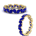 Load image into Gallery viewer, 5 Carat Eternity Tear Drop Wedding Band
