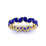 Load image into Gallery viewer, 5 Carat Eternity Tear Drop Wedding Band
